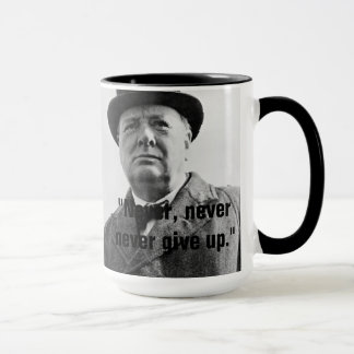 NEVER GIVE UP. MUG