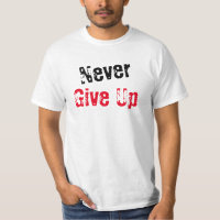 Never give up