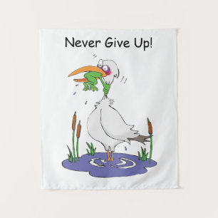 Never Give Up! Tapestry