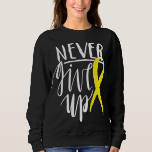 NEVER GIVE UP Women's Basic Sweatshirt
