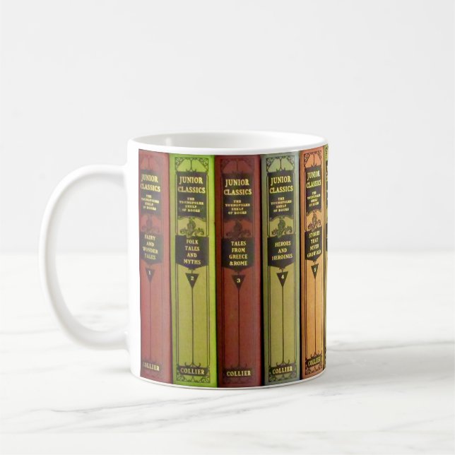 Never Grow Old - book mug (Left)
