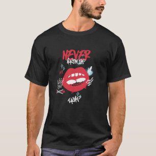 Never Grow Up It's A Trap - Funny Quote Graffiti G T-Shirt