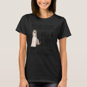 Never Hike Alone Afghan Hound Graphic Hiking T-Shirt