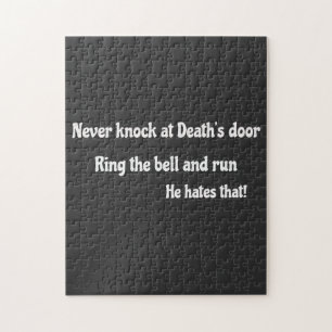 Never Knock at Death's Door Jigsaw Puzzle