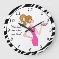 "Never Leave Home Without Your Tiara!" DIVA Clock