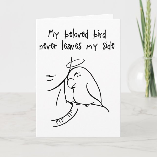 Never leaves my side card (Front)