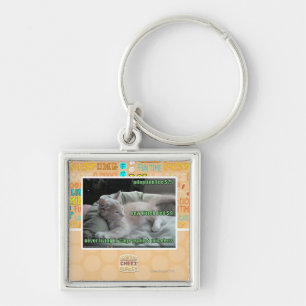 Never living in a cage again keychain