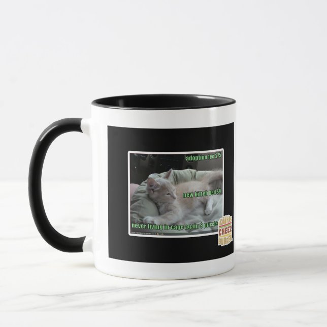 Never living in a cage again mug (Left)