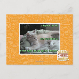 Never living in a cage again postcard