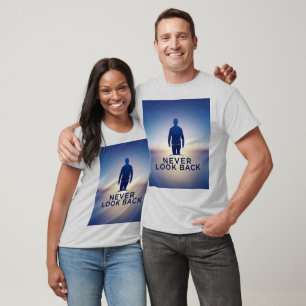 Never Look Back Logo: Embracing the Future T-Shirt