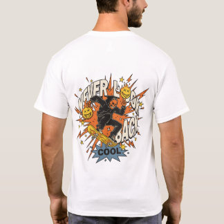 Never Look Back Skateboard  T-Shirt