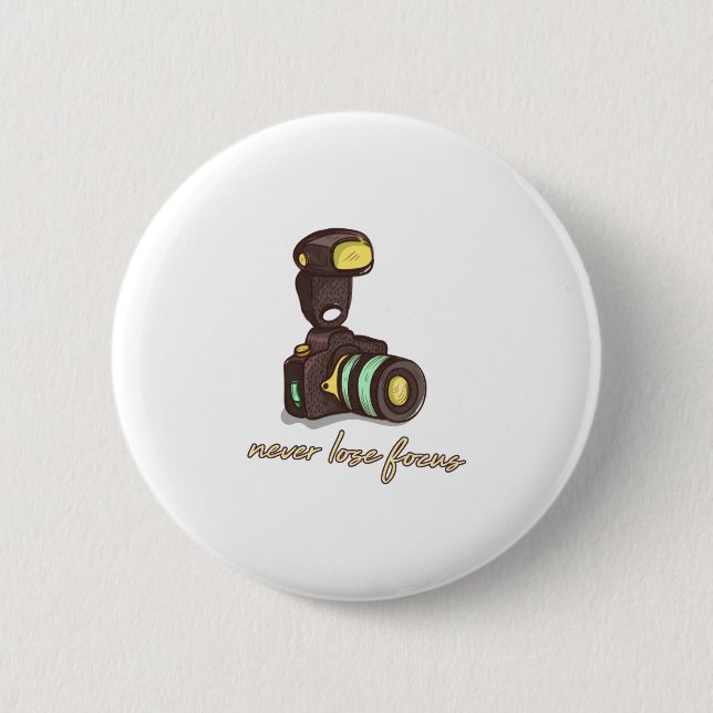 Never Lose Focus Camera 2 Inch Round Button (Front)