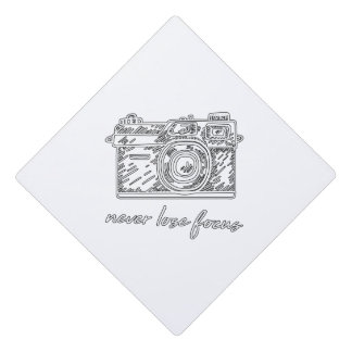 Never Lose Focus Camera Graduation Cap Topper