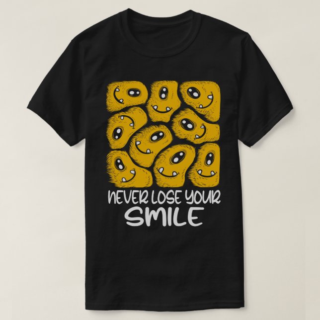 Never Lose Your Smile T-Shirt (Design Front)