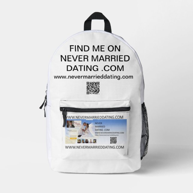 Never Married Dating Back Pack (Front)