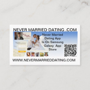 Never Married Dating . Com  Business Cards