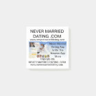 Never Married Dating Post It Notes
