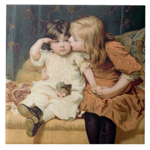 Never Mind (by Frederick Morgan) Tile