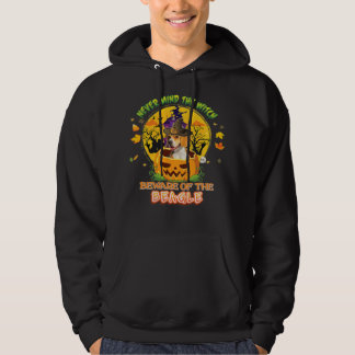 Never Mind Witch Beware Of Beagle Dog Halloween Hoodie