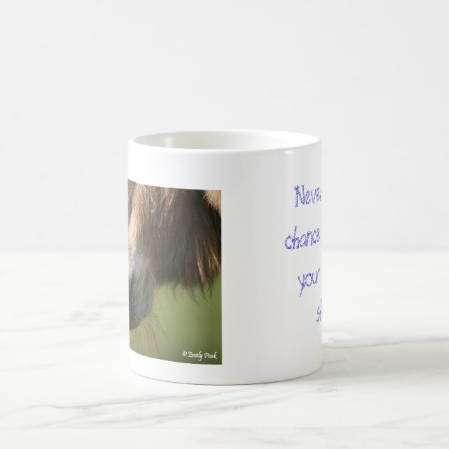 Never miss a chance coffee mug (Center)