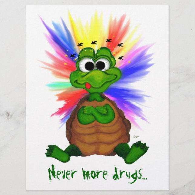 Never more drugs... flyer (Front)