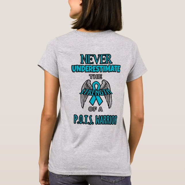 Never...P.O.T.S. Warrior T-Shirt (Back)