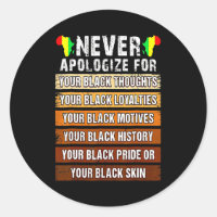 Never Retro Apologize Black History African Melani