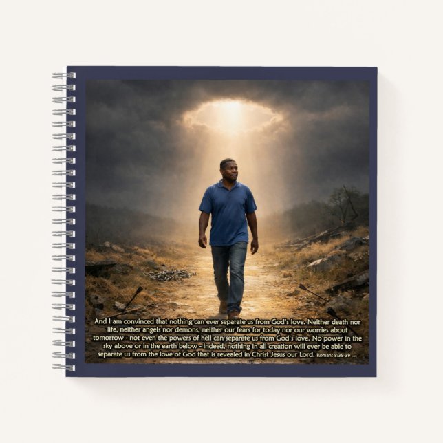 Never separated from God Notebook (Front)