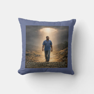Never separated from God Throw Pillow