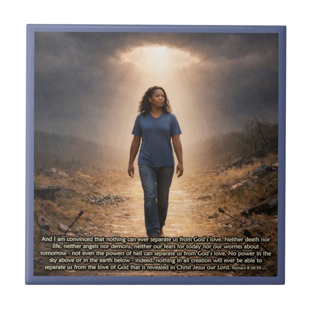 Never separated from God Tile (Front)