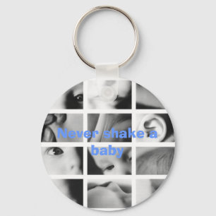Never shake a baby keychain