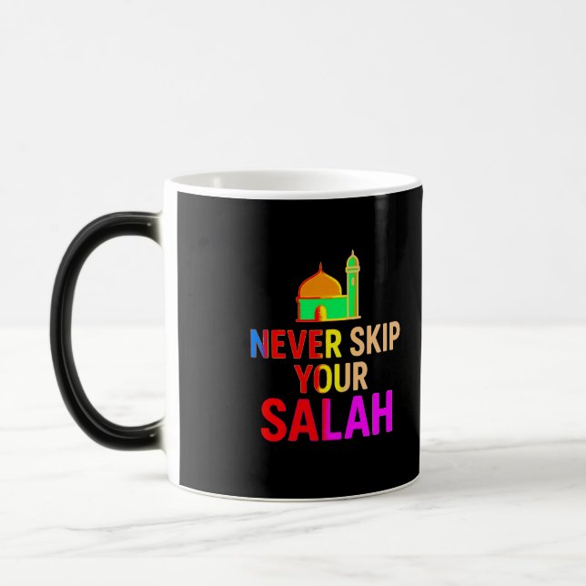 Never Skip Your Salah Mug – Islamic Daily Reminder (Left)