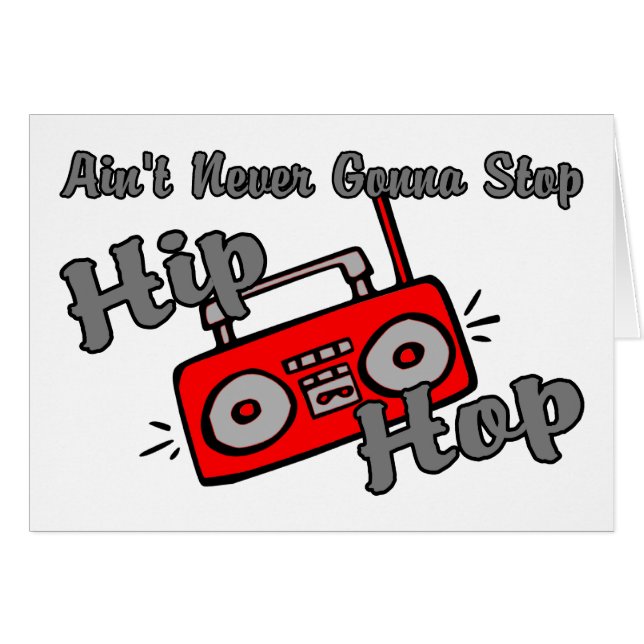 Never Stop Hip Hop (Front Horizontal)