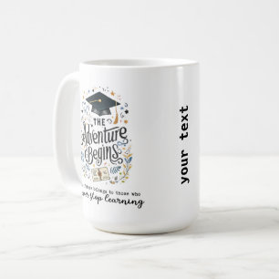 Never stop learning coffee mug