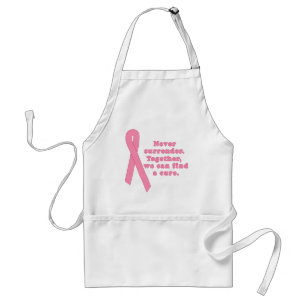 Never Surrender! We CAN find a cure Standard Apron