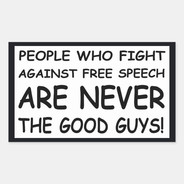 Never The Good Guys! Sticker (Front)