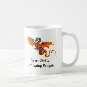 Never Tickle a Sleeping Dragon Mug