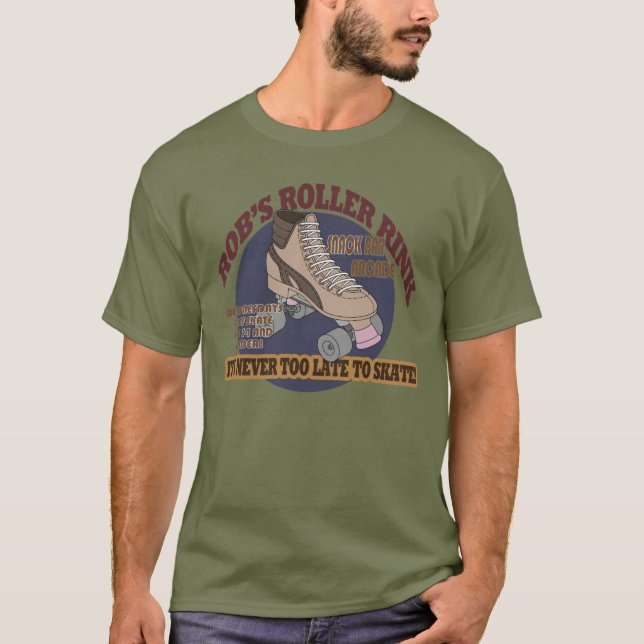 Never Too Late To Skate! T-Shirt (Front)
