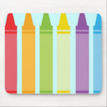 Never Too Old For Crayons Mouse Pad<br><div class="desc">I keep crayons & colouring books around for when the Grandkids visit... that's my story & I'm stickin' to it.</div>