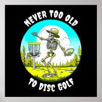 Never Too Old to Disc Golf | Skeleton Throwing