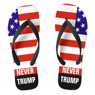 NEVER TRUMP For President 2016 Flip Flops