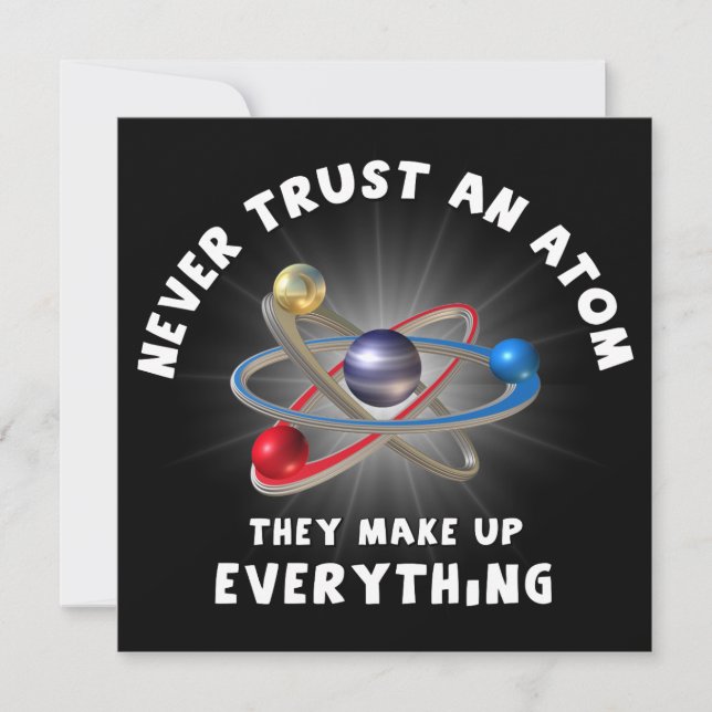 Never trust atom (Front)