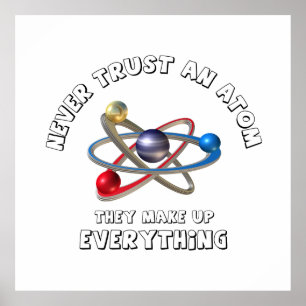 Never trust atom poster