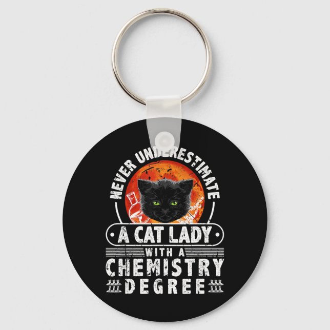 Never Underestimate A CNA Who Survived The  Pandem Keychain (Front)