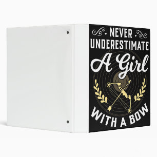 Never Underestimate A Girl  Mama Wall Art Binder