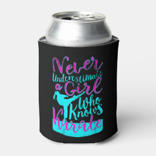 Never Underestimate a Girl Who Knows Karate Quote  Can Cooler