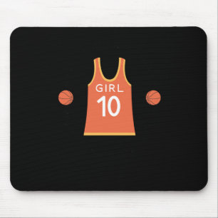 Never Underestimate A Girl Who Plays Basketball 1 Mouse Pad