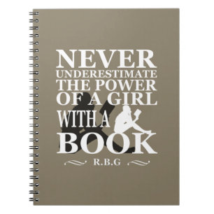 Never Underestimate a girl with a book