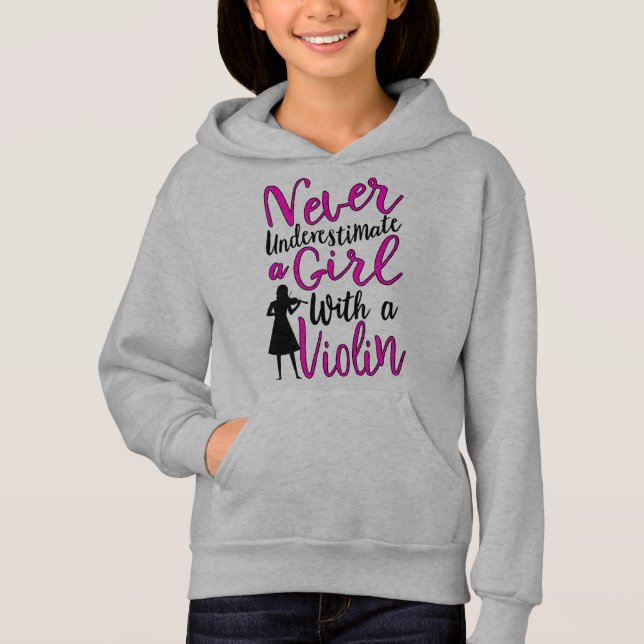 Never Underestimate a Girl With a Violin (Front)