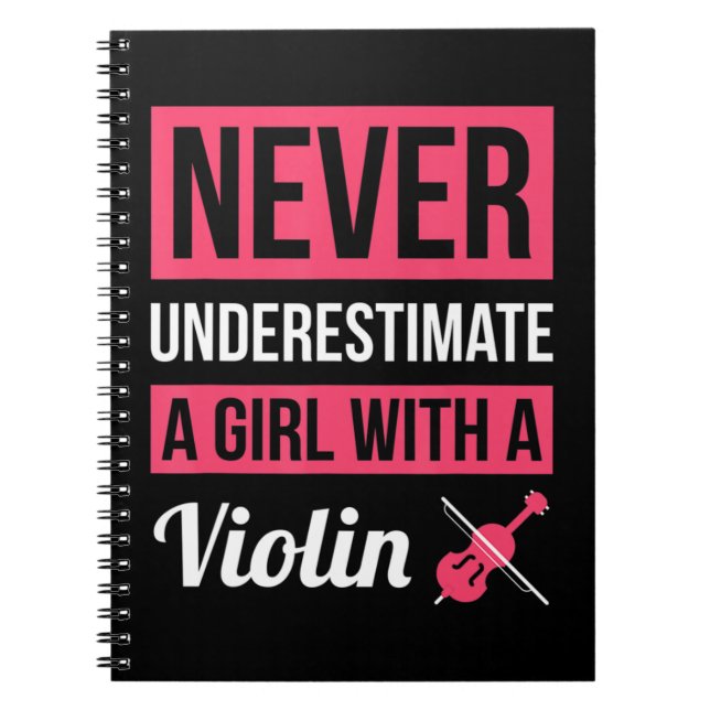 Never Underestimate a Girl with Brazilian Roots Br Notebook (Front)